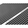 Folia grzewcza na podczerwień MISSION AIR 160 W/m2 Black Silver 5 m2 (5 m x 100 cm) + regulator Leo Czarny WiFi Zawartość zestawu 1 x łuk prowadzący