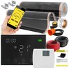 Folia grzewcza na podczerwień MISSION AIR Black Silver PTC 160W/m2 2.5m² szer. 100cm + regulator Gemini Czarny Wi-Fi