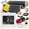 Folia grzewcza pod panele MISSION AIR MAL-160 W/m2 Black Silver 1,5m2 (1,5m x 100cm) + regulator Libra Biały Wi-Fi