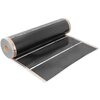 Folia grzewcza na podczerwień MISSION AIR 160 W/m2 Black Silver 5 m2 (5 m x 100 cm) + regulator Aries Biały Gwarancja 24 miesiące na regulator