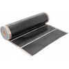 Folia grzewcza na podczerwień MISSION AIR Black Silver PTC 160W/m² (6mb x 100cm) + regulator Aries Biały Załączona dokumentacja Karta gwarancyjna