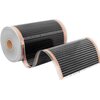 Folia grzewcza pod panele MISSION AIR MAL-160 W/m2 Black Silver 5 m2 (10 m x 50 cm) + regulator Gemini Biały WiFi Gwarancja 24 miesiące na regulator
