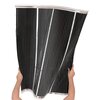 Folia grzewcza na podczerwień MISSION AIR Black Silver PTC 160W/m2 1m2 szer. 100cm + regulator Gemini Biały Wi-Fi Zawartość zestawu Puszka podtynkowa 60 mm pod regulator