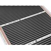 Folia grzewcza na podczerwień MISSION AIR Black Silver PTC 160W-m2 1.5m² szer. 50cm + regulator Leo Biały WiFi Załączona dokumentacja Karta gwarancyjna