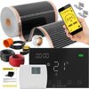 Folia grzewcza pod panele MISSION AIR MAL-160 W/m2 Black Silver 5 m2 (10 m x 50 cm) + regulator Gemini Czarny WiFi