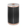Folia grzewcza pod panele MISSION AIR MAL-160 W/m2 Black Silver 6m2 (12m x 50cm) + regulator Libra Biały Wi-Fi Załączona dokumentacja Karta gwarancyjna