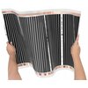 Folia grzewcza na podczerwień MISSION AIR Black Silver PTC 160W/m2 22m² szer. 50cm + regulator Taurus Biały Załączona dokumentacja Karta gwarancyjna