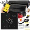Folia grzewcza na podczerwień MISSION AIR 60 W/m2 Black Gold PTC 3m2 (3m x 100cm) + regulator Leo Czarny Wi-Fi