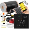 Folia grzewcza pod panele MISSION AIR MAL-160 W/m2 Black Gold 28 m2 (28 m x 100 cm) + regulator Leo Czarny WiFi