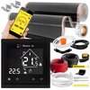 Folia grzewcza na podczerwień MISSION AIR Black Silver PTC 160W/m2 1m2 szer. 100cm + regulator Libra Czarny Wi-Fi