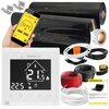 Folia grzewcza na podczerwień MISSION AIR Black Gold PTC 160W/m2 18m² szer. 100cm + regulator Libra Biały Wi-Fi