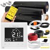 Folia grzewcza na podczerwień MISSION AIR Black Gold PTC 160W/m² (6mb x 100cm) + regulator Libra Biały WiFi