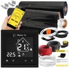 Folia grzewcza na podczerwień MISSION AIR Black Gold PTC 160W/m² (6mb x 100cm) + regulator Libra Czarny WiFi