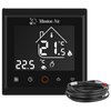 Folia grzewcza na podczerwień MISSION AIR 160 W/m2 Black Gold 5 m2 (5 m x 100 cm) + regulator Libra Czarny WiFi Gwarancja 24 miesiące na regulator