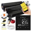 Folia grzewcza pod panele MISSION AIR MAL-160 W/m2 Black Gold 1,5m2 (1,5m x 100cm) + regulator Libra Czarny Wi-Fi