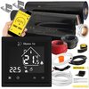 Folia grzewcza na podczerwień MISSION AIR 160 W/m2 Black Gold PTC 30m2 (30m x 100 cm) + regulator Libra Czarny Wi-Fi