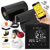 Folia grzewcza pod panele MISSION AIR MAL-160 W/m2 Black Gold 28 m2 (28 m x 100 cm) + regulator Libra Czarny WiFi