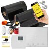Folia grzewcza na podczerwień MISSION AIR Black Gold PTC 160W/m2 26m² szer. 50cm + regulator Gemini Biały Wi-Fi