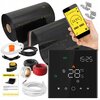 Folia grzewcza na podczerwień MISSION AIR Black Gold PTC 160W/m² 14m² szer. 50cm + regulator Leo Czarny Wi-Fi