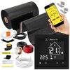 Folia grzewcza na podczerwień MISSION AIR Black Gold PTC 160W/m2 18m² szer. 50cm + regulator Libra Czarny Wi-Fi