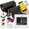 Folia grzewcza na podczerwień MISSION AIR Black Gold PTC 160W/m2 18m² szer. 50cm + regulator Libra Biały Wi-Fi
