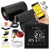 Folia grzewcza pod panele MISSION AIR MAL 160 W/m2 Black Gold 10m2 (20 m x 50 cm) + regulator Libra Czarny WiFi Gwarancja Dożywotnia na folię