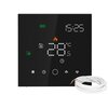 Folia grzewcza na podczerwień MISSION AIR 160 W/m2 Black Gold PTC 4m2 (8m x 50cm) + regulator Leo Czarny Wi-Fi Gwarancja Dożywotnia na folię
