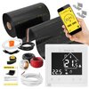 Folia grzewcza na podczerwień MISSION AIR Black Gold PTC 160W/m2 6m² szer. 50cm + regulator Libra Biały Wi-Fi