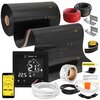 Folia grzewcza na podczerwień MISSION AIR 160 W/m2 Black Gold PTC 4m2 (8m x 50 cm) + regulator Libra Czarny Wi-Fi