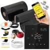 Folia grzewcza na podczerwień MISSION AIR Black Gold PTC 160W/m2 2.5m² szer. 50cm + regulator Leo Czarny Wi-Fi