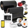 Folia grzewcza na podczerwień MISSION AIR 160 W/m2 Black Gold PTC 4m2 (8m x 50 cm) + regulator Libra Biały Wi-Fi