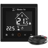 Mata grzewcza pod płytki MISSION AIR MA-160 W/m2 7m2 (14mb x 50cm) + regulator Libra Czarny WiFi Załączona dokumentacja Karta gwarancyjna