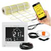Mata grzewcza pod płytki MISSION AIR PTC MA-160W/m²  3m² (6mb x 50cm) + regulator Libra Biały WiFi
