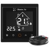 Mata grzewcza pod płytki MISSION AIR MA-160W/m² 16 m² (32mb x 50cm) + regulator Libra Czarny WiFi Załączona dokumentacja Instrukcja obsługi w języku polskim
