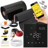 Folia grzewcza na podczerwień MISSION AIR Black Gold PTC 160W/m² (2mb x 50cm) + regulator Leo Czarny WiFi