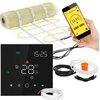 Mata grzewcza pod płytki MISSION AIR MA-160W/m 0,5 m² (1 m x 50 cm) + regulator Leo Czarny WiFi