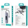 Stacja dokująca USAMS SJ644HUB01 USB Typu C Szary Interfejs USB Typu C