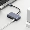 Hub USAMS SJ627HUB01 USB Typu C Szary Liczba portów ładujących [szt.] 1