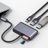 Stacja dokująca USAMS SJ628HUB01 USB Typu C Szary Liczba portów wyjściowych [szt.] 5