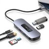 Stacja dokująca USAMS SJ642HUB01 USB Typu C Szary Liczba portów wyjściowych [szt.] 6