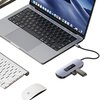 Stacja dokująca USAMS SJ642HUB01 USB Typu C Szary Dodatkowe informacje Wykończenie z aluminium i ABS