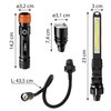 Latarka NEO TOOLS 99-107 3w1 Kolor obudowy Czarno-pomarańczowy
