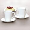 Spodek AMBITION Fala 14 cm Biały Wykonanie Porcelana