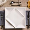 Talerz AMBITION Porto 18 x 18 cm Biały Możliwość użycia w kuchence mikrofalowej Tak