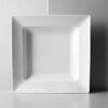 Talerz AMBITION Porto 22,5 x 22,5 cm Biały Wykonanie Porcelana
