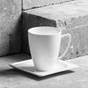 Spodek AMBITION Monaco 14 cm Biały Wykonanie Porcelana
