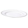 Talerz AMBITION Aura Silver 27 cm Biało-srebrny Liczba elementów [szt] 1