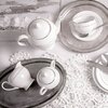 Filiżanka AMBITION Aura Silver 90 ml Materiał Porcelana