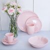 Spodek AMBITION Diana Rustic 15 cm Różowy Wykonanie Ceramika