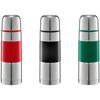 Termos AMBITION Gummy 350 ml Srebrno-czarny Materiał Stal